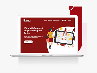 Sribu Web Design design graphic design illustration ui ux web