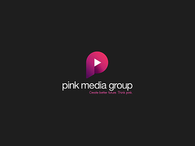 Pink Media Group Logo brand mark