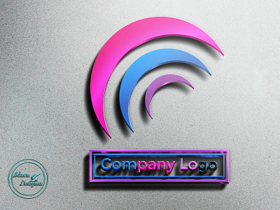 3D logo Brand Design