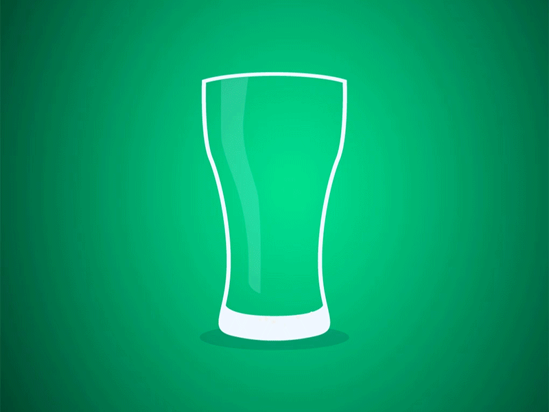 Beer Animation animation beer design flat glass graphic motion