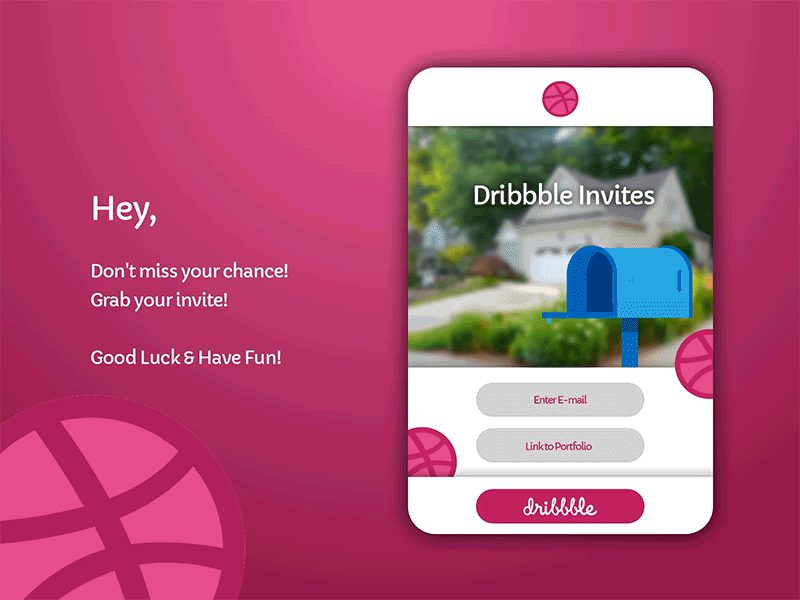 2 Dribbble Invites