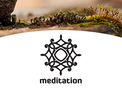 Meditation Logo / Monogram air creative design earth fire graphic logo meditation monogram simple smart water