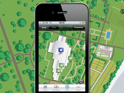 More views of our Kew Gardens app mapping maps