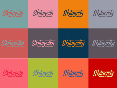 Logotype for Skiturysta art branding design dinksy drawing graphic illustration illustrations logo logotype