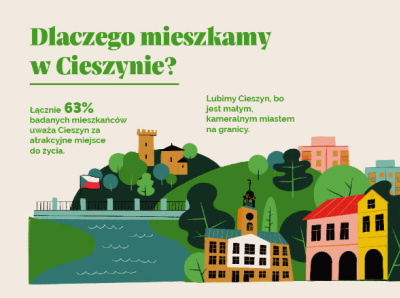Infographic for Cieszyn art design dinksy drawing graphic illustration illustrations infographic infographic design typography