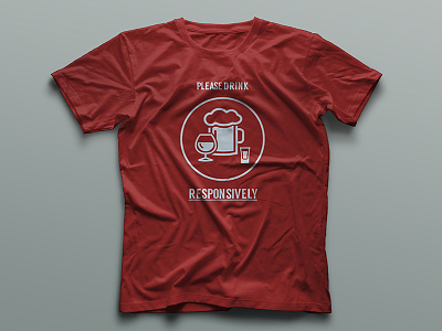 Tshirt Drink Responsively designer fun responsive tshirt