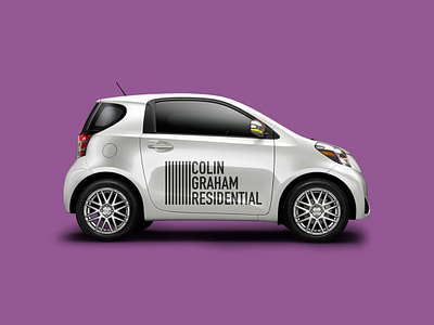 Colin Graham Residential belfast brand agency brand design brand identity branding car livery logo northern ireland real estate vehicle wrap