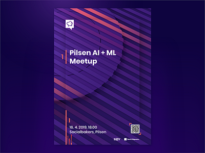 Pilsen AI + ML Meetup (No. 1) adobe dimension blender3d branding design meetups socialbakers