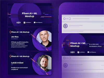 Pilsen AI + ML Meetup (No. 1) branding design meetups social media socialbakers