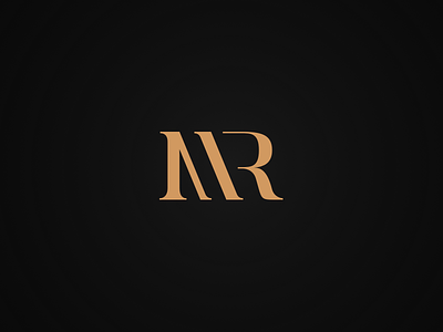 Monogram M + R branding logo logodesign m m r monogram mr r signet