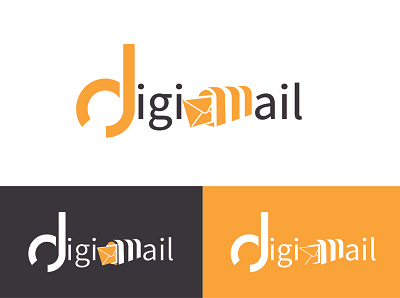 Digimail app branding design graphic design illustration logo ui ux