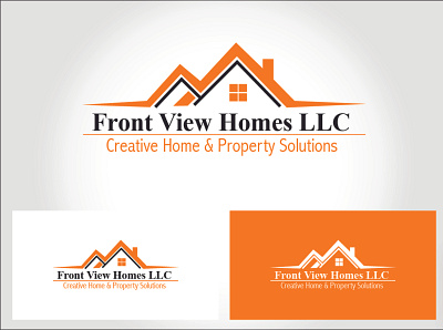 Front View Homes LLC Project branding design graphic design illustration logo ui