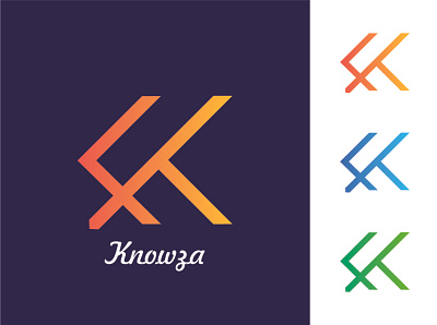 Knowza branding design graphic design illustration logo ui vector