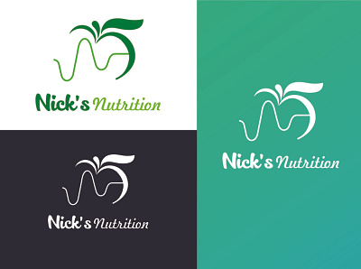 Nicks Nutrition branding design graphic design illustration logo ui vector