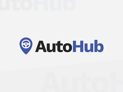 Autohub Logo autohub automobile automotive car dealer wordpress theme