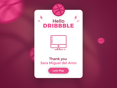 Hello Dribbble! first invited player shot thanks