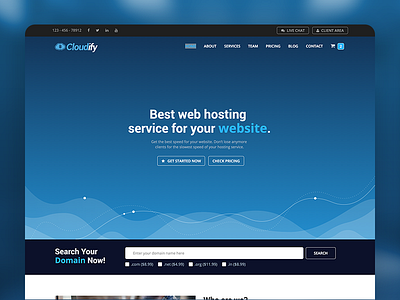 Cloudify Web Hosting Html Template