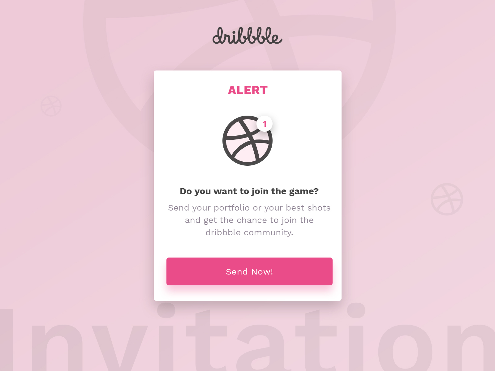 1 Dribbble Invite! By Gino Aliaj On Dribbble