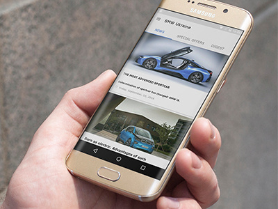 Android app for BMW Ukraine android development mobile application development uiux design
