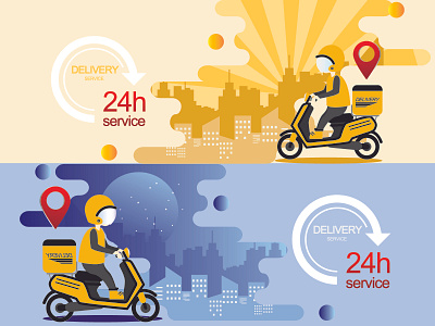 24hr Delivery Vector