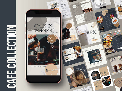 Café collection Instagram Template