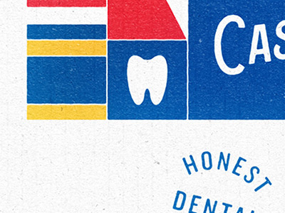 Branding Concept dentist design flag illustration maine nautical ocean signal tooth vector