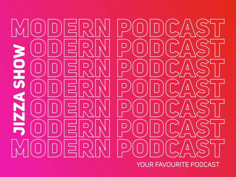 Modern Podcast Opener animated animated gif animation branding design gradient identity podcast podcasts radio