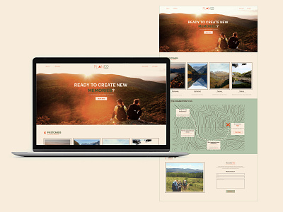 PlanCo-Travel Agency Landing Page branding graphic design landingpage logo ui