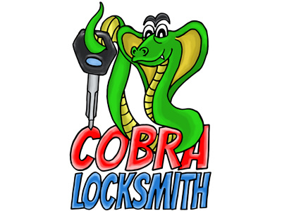 Cobra Locksmith - Logo adar aviam art illustration logo