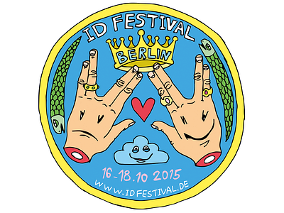 ID Festival 2016 - sticker adar aviam art festival illustration sticker