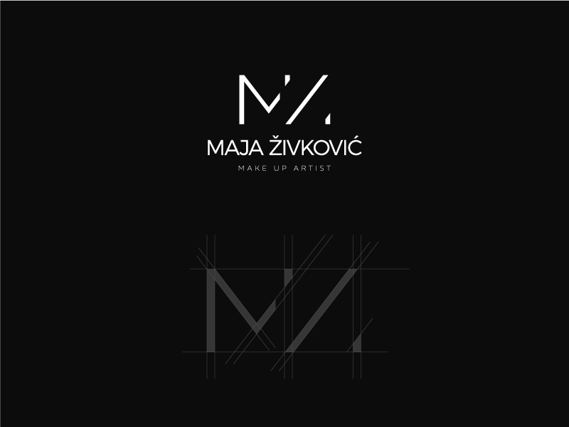Mz Makeup Artist Logo By Elvi Krasniqi On Dribbble