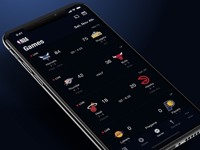 NBA App - Design System basketball design system nba