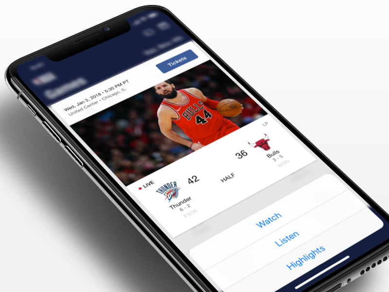NBA App - Design System basketball design system nba