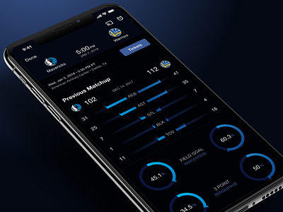 NBA App - Design System basketball design system nba