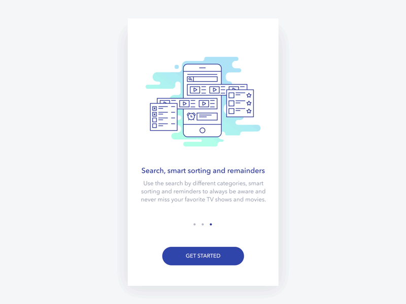 Onboarding Screens Animation