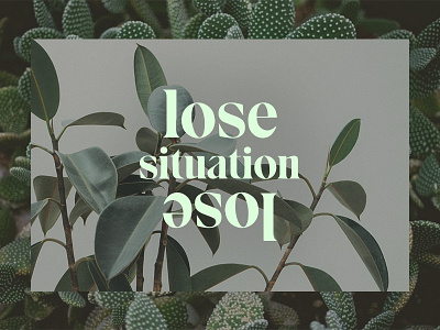 lose lose situation collage election photography typography