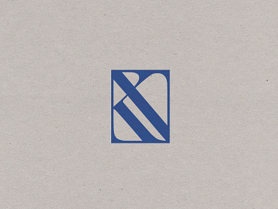 NK lettering lockup logo luxury monogram stamp stencil texture