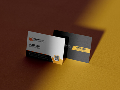 Business Card Design For Security Team branding businesscard design illustration