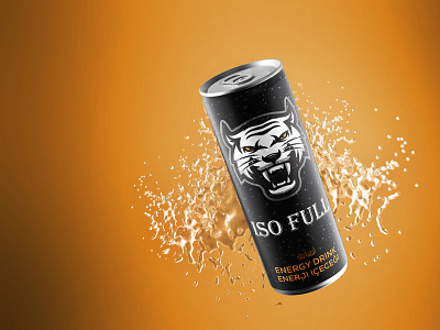 Energy Drink Product Label Design branding design packaging vector
