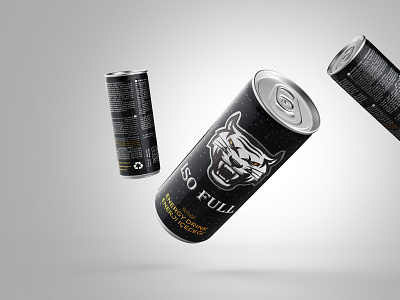Energy Drink Product Label Design