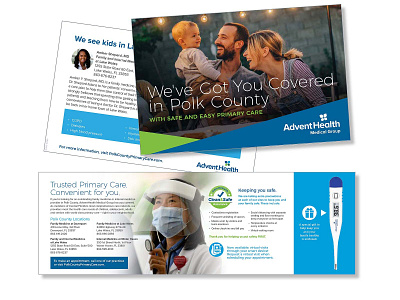Primary Care Thermometer Direct Mail advertising branding creative direction design direct mail graphic design layout