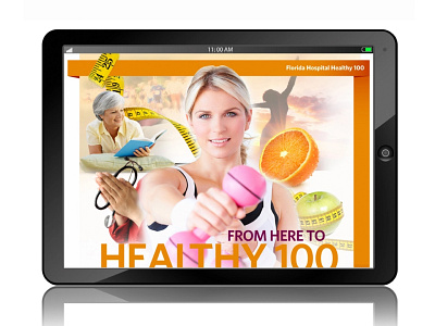 Healthy 100 Digital Publishing App adobe branding design digital publishing dps graphic design illustrator indesign layout photoshop