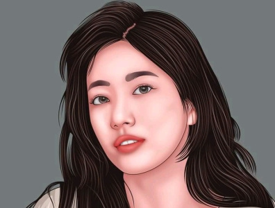 Vector portrait