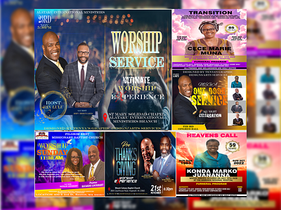 Church flyer designs