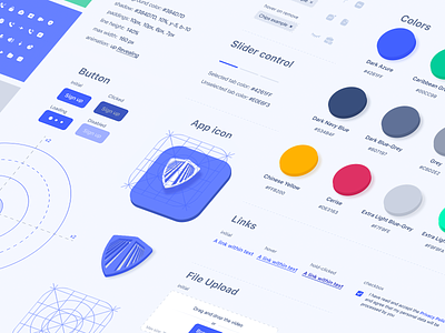 UI Component Library and Product Styleguide colorscheme components styleguide ui uiguidelines uilib