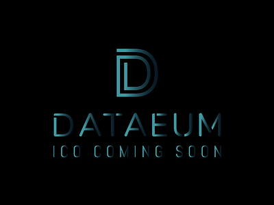 Dataeum ICO coming soon bitcoin blockchain brand branding crypto d data ico logo