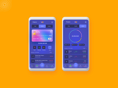 Banking App banking blockchain charts codilime crypto figma finance mobile ui design ux