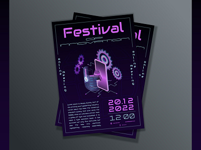 Flyer for the New Technology Festival