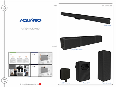 Antenna Family 3d design industrial design product design