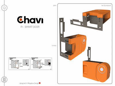 Smart Door 3d design industrial design product design